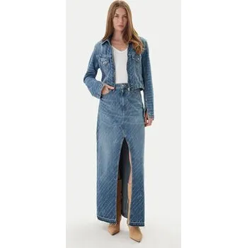 Pánská bunda BOSS Jeansová bunda 50542426 Modrá Slim Fit XS