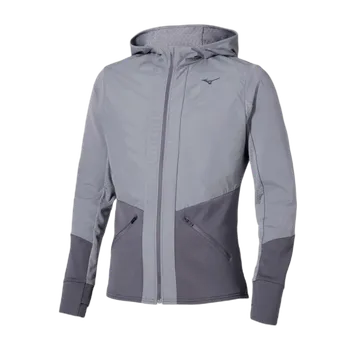 Běžecké oblečení MIZUNO Active Warm Hybrid FZ Hd LS(M) / Quicksilver / XL - XL