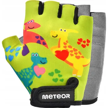 Cyklistické rukavice Cyklistické rukavice Meteor S žluté