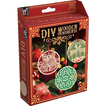 Vánoční ozdoba CRAFT ID Dřevěné vánoční ozdoby DIY