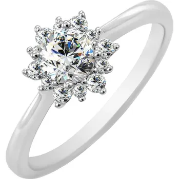 Prsten Zásnubní prsten s lab-grown diamanty Condeh