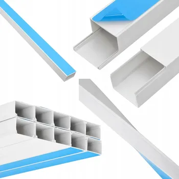 kabelová chránička Kabelová lišta s kanálem a víkem SAMOLEPICÍ 25x25mm 10m PVC