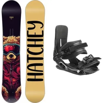 Snowboarding Hatchey Teddy dětský snowboard + Hatchey Tactic Junior vázání 115 cm + EU 33-39 + DÁREK + Doprava ZDARMA