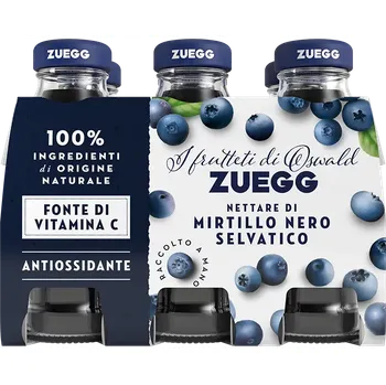 Zuegg nektar z borůvek (Nettari Mirtillo) 6x125ml