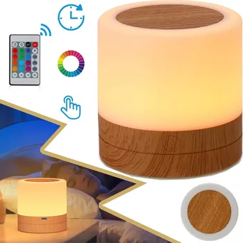 Lampička LED LAMPIČKA, NASTAVITELNÁ DOTYKOVÁ STOLNÍ LAMPA S DÁLKOVÝM OVLÁDÁNÍM