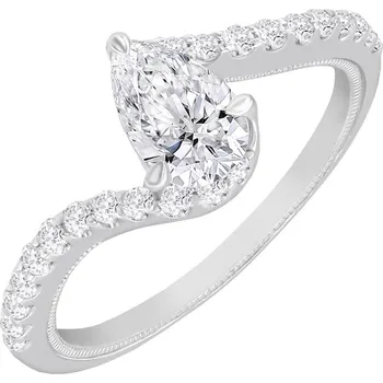 Prsten Zásnubní prsten s pear diamantem Nala