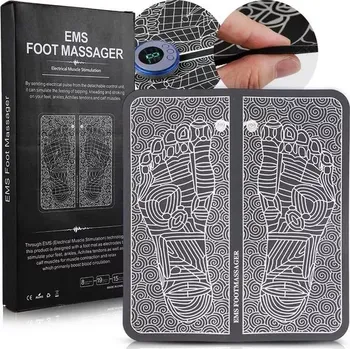 Vložka do bot Skládací masážní podložka na nohy Černá