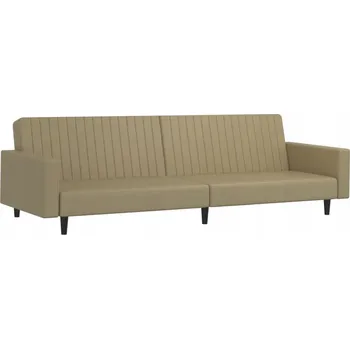 Pohovka Rozkládací pohovka pro 2 osoby Cappuccino 220x84,5x69 cm