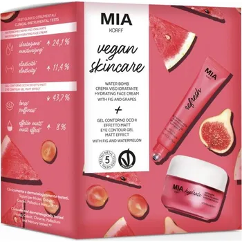 Pleťový krém KORFF MIA DÁRKOVÝ BALÍČEK WATERBOMB HYDRATAČNÍ PLEŤOVÝ KRÉM 50 mlMIA GEL NA OČNÍ OKOLÍ, 15 ml ;
