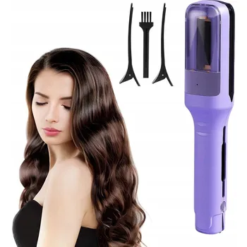 Strojek na vlasy BEZDRÁTOVÝ ZASTŘIHOVAČ ROZTŘEPENÝCH KONCŮ VLASŮ AUTOMATICKÝ STŘÍHACÍ STROJEK FIALOVÝ