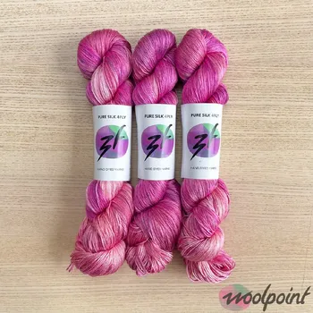 Příze Zufibres Pure Silk 4ply Barva: Rose