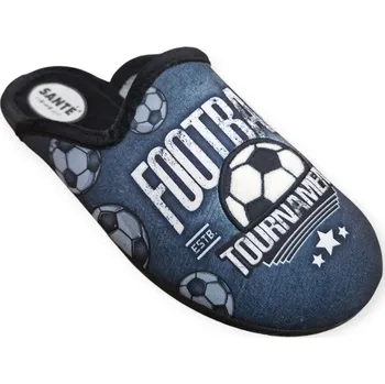 Pánská zdravotní obuv Medi Line Pánské domácí pantofle Santé AB/11642 fotbal Velikost: 41