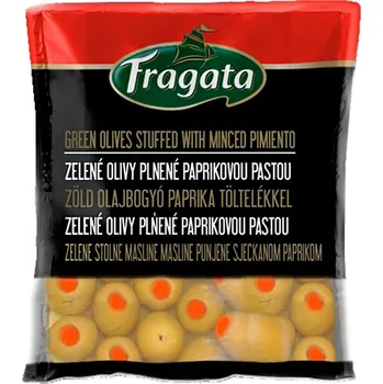 oliva Fragata Zelené olivy plněné paprikovou pastou 160 g
