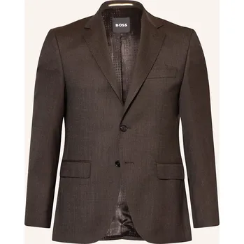 Pánské sako Boss Pánské Oblekové Sako Jeckson Regular Fit, tmavě hnědá, 58