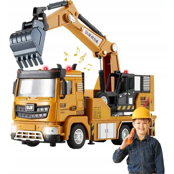 autíčko Dětské stavební vozidlo bagr