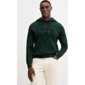 Pánský svetr Svetr Guess JOBY pánský, zelená barva, M5BR18 Z0470 M5BR18.Z0470 77X, vel. M