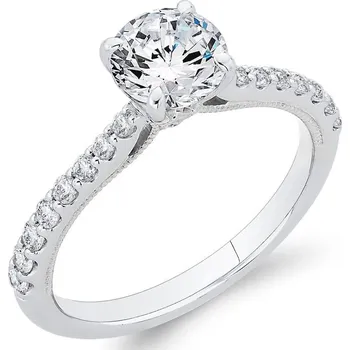 Prsten Zásnubní prsten s moissanitem a lab-grown diamanty Rosalie