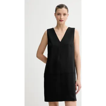 Dámské šaty Šaty Calvin Klein černá barva, mini, LV044D025G 99X, vel. XL
