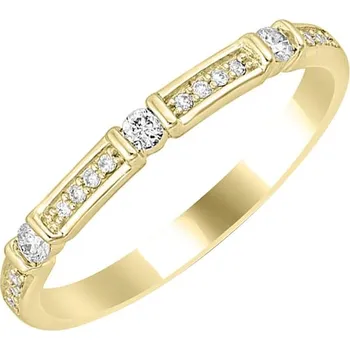 Prsten Diamantový eternity prsten ze zlata Salome