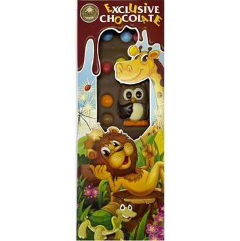 Cukrovinka Čokoláda mléčná dětská s lentilkami 140g SEVERKA