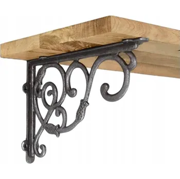 police Držák police RYBA 220x190mm PŘÍRODNÍ