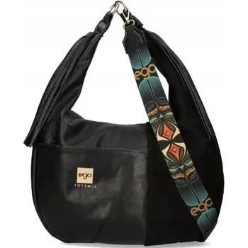 Kabelka EGO shopper kabelka eko kůže černá