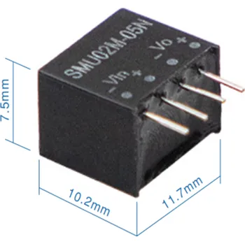 Měnič napětí Mean Well SMU02M-24N Měnič DC/DC modulový 2W 24V