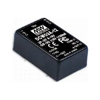 Měnič napětí Mean Well DCW12B-05 Měnič DC/DC modulový 12W +-5V