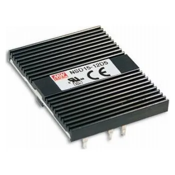 Měnič napětí Mean Well NSD15-48D12 Měnič DC/DC regulovatelný 15