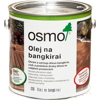 Olej na dřevo OSMO terasový olej 2,5l bangkirai přírodní 006