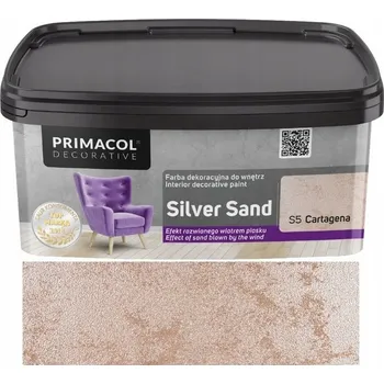 barva na zeď Primacol Silver Sand dekorační barva Cartagena S5 1 l