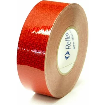 pás reflexní na pevné nástavby červený balení 50m