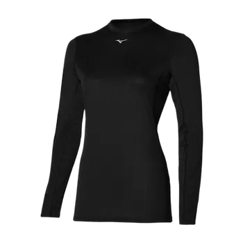 Běžecké oblečení MIZUNO Mid Weight-L Crew / Black / M - M