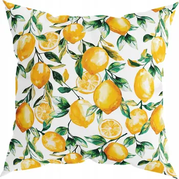 Povlak na dekorativní polštářek Povlak na polštář Velur Citrony 40x40 Dekorativní povlak na polštář 10671