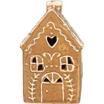 Clayre & Eef Perníková LED chaloupka Gingerbread Cott 12 cm