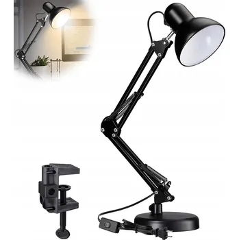 Lampička LED stolní lampička rýsovací školní noční nastavitelná na stůl s klipem