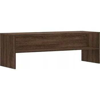 Televizní stolek TV stolek dřevěný 120x40x40 cm hnědý