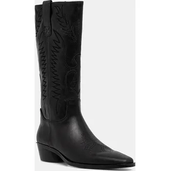 Jezdecká obuv Westernové kožené boty Steve Madden Trevi 11004909.017 černá 99X, EUR 38