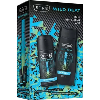 Kosmetická sada STR8 Wild Beat Dárková Sada Kosmetiky pro Muže Gel a Deodorant