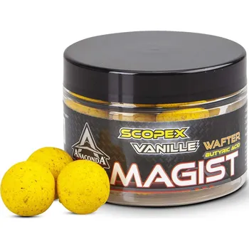 Boilies Saenger Anaconda vyvážené boilie Wafter Magist Scopex-Vanille 70g Průměr: 2