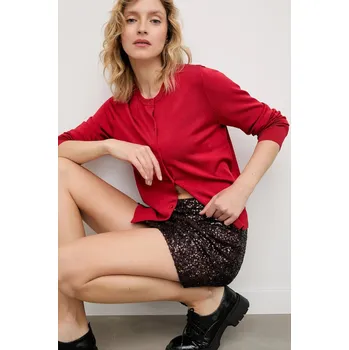 Dámská sukně Sukně Answear.LAB hnědá barva, mini, áčková 93151 88X, vel. S