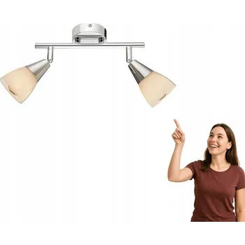 Bodové svítidlo Stropní bodové svítidlo kulatý Globo stříbrné