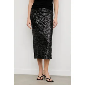 Dámská sukně Sukně Answear.LAB černá barva, midi, pouzdrová 51430 99X, vel. S