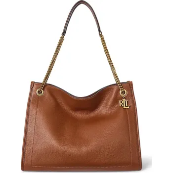 Kožená kabelka Lauren Ralph Lauren 431969352 hnědá 88X, vel. ONE SIZE