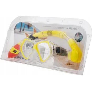 Potápěčské vybavení Potápěčské Brýle na šnorchlování Aquawave Marlin Set žlutá