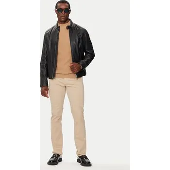 Pánské oblečení Boss Kalhoty z materiálu Daelaware3-1-20+ 50440492 Béžová Slim Fit 34_36