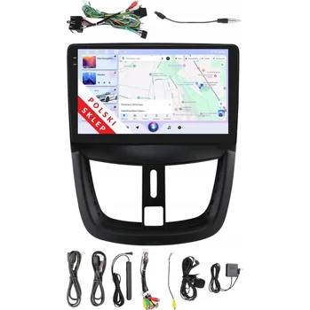 Autorádio 2DIN AUTORÁDIO S NAVIGACÍ ANDROID PEUGEOT 207 3/32 GB DSP CARPLAY LTE