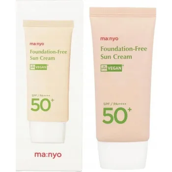 Přípravek na opalování Opalovací krém Ma:nyo Foundanation-Free Sun Cream SPF 50+ 50 ml