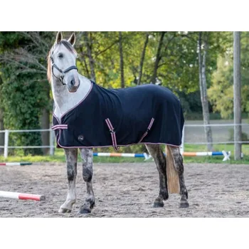 Vybavení pro koně Odpocovací deka HKM Polar - černá, 135 cm