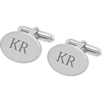 Manžetový knoflíček Stříbrné manžetové knoflíčky s iniciálami Ryann